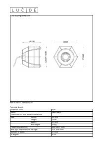 Посібник Lucide 05521/01/30 Grid Лампа