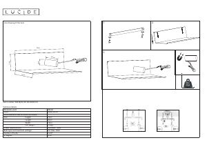 説明書 Lucide 06218/01/30 Sebo ランプ