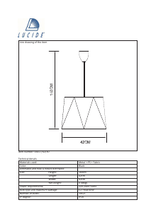 Handleiding Lucide 06417/42/30 Alegro Lamp