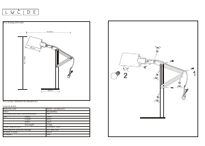 Manual de uso Lucide 06618/01/30 Kreen Lámpara