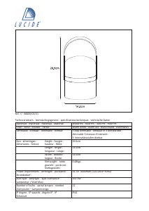 Hướng dẫn sử dụng Lucide 06800/03/31 Joe Đèn