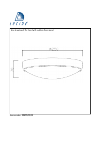 Hướng dẫn sử dụng Lucide 08109/01/30 Lex Đèn