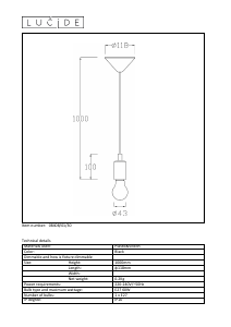 Hướng dẫn sử dụng Lucide 08408/01/30 Fix Đèn