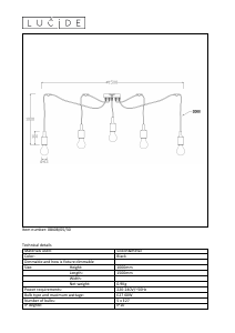Rokasgrāmata Lucide 08408/05/30 Fix multiple Lampa