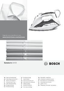 Manual Bosch TDA502412E Sensixx Fier de călcat