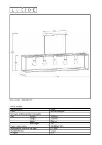 Hướng dẫn sử dụng Lucide 08424/05/30 Arthur Đèn