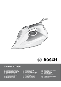 Manual Bosch TDA502801T Sensixx Iron