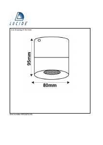 Hướng dẫn sử dụng Lucide 09100/01/31 Bodi Đèn