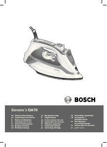 Mode d’emploi Bosch TDA702421E Sensixx Fer à repasser