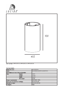 Hướng dẫn sử dụng Lucide 09915/05/12 Delto Đèn