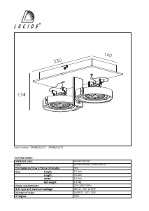 Hướng dẫn sử dụng Lucide 09988/24/12 Spectrum Đèn