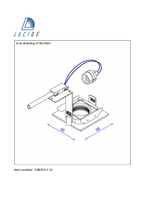 Brugsanvisning Lucide 10909/01/12 Eas Lampe