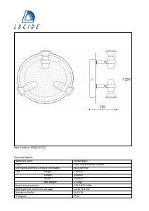 Hướng dẫn sử dụng Lucide 10922/15/12 Jeo Đèn