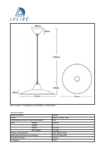 Manual Lucide 11400/08/32 Peter Lamp