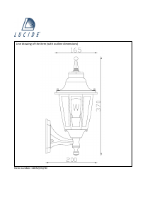 説明書 Lucide 11832/01/30 Tireno ランプ