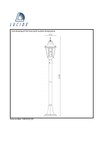 説明書 Lucide 11835/01/30 Tireno ランプ