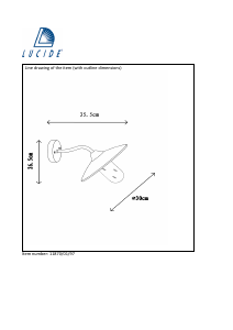 Instrukcja Lucide 11870/01/97 Aruba Lampa