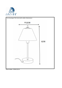 Manual Lucide 12561/21/12 Touch Lampă