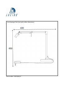 说明书 Lucide12619/06/12 Bergamo灯