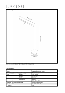 Hướng dẫn sử dụng Lucide 12719/06/12 Bergamo Đèn