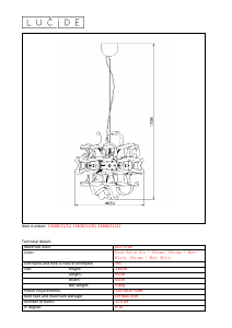 Hướng dẫn sử dụng Lucide 13408/11/12 Atomita Đèn