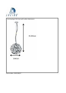 Bruksanvisning Lucide 13412/48/17 Atoma Lampa