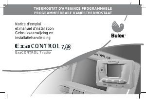 Handleiding Bulex Exacontrol 7 Radio Thermostaat