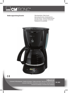 Manual de uso Clatronic KA 3422 Máquina de café