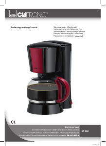 Manual de uso Clatronic KA 3552 Máquina de café