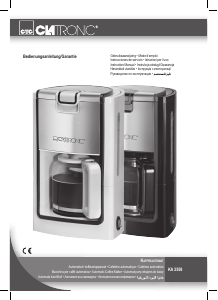 Mode d’emploi Clatronic KA 3558 Cafetière