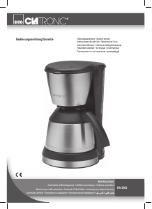 Manual de uso Clatronic KA 3563 Máquina de café