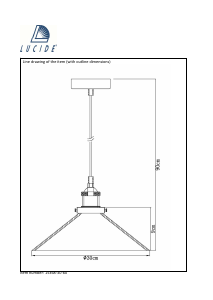 Instrukcja Lucide 15368/30/60 Doris Lampa