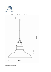 Instrukcja Lucide 15369/28/60 Doris Lampa