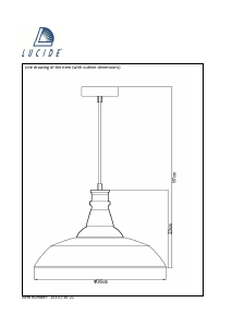 Bruksanvisning Lucide 15370/36/21 Baron Lampa