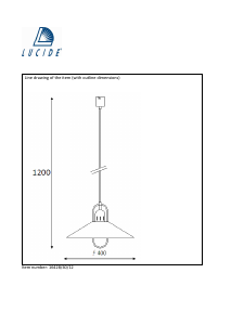 Manual Lucide 16428/40/12 Marco Lamp