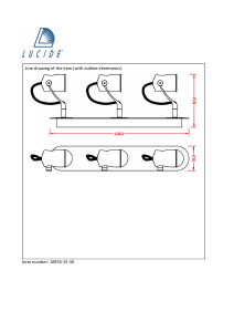 Manual Lucide 16955/15/30 Samba Lampă