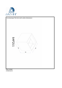 Посібник Lucide 17293/02/30 Xia Лампа