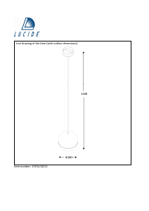 Mode d’emploi Lucide 17452/18/12 Volo Lampe