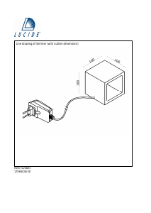 Manual Lucide 17594/05/30 Xio Lampă