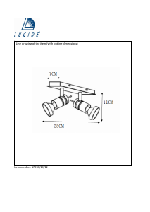 Brugsanvisning Lucide 17990/10/12 Twinny Lampe