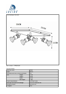 Hướng dẫn sử dụng Lucide 17990/19/31 Twinny Đèn