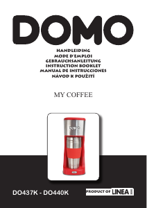 Manual Domo DO438K Coffee Machine