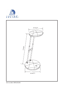 Hướng dẫn sử dụng Lucide 18654/02/66 Fylou Đèn