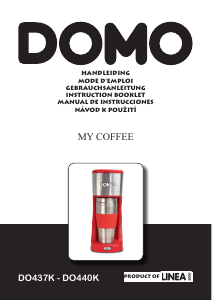 Manual Domo DO440K Coffee Machine