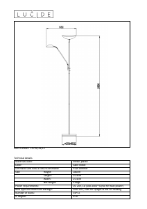 Hướng dẫn sử dụng Lucide 19791/24/12 Zenith Đèn