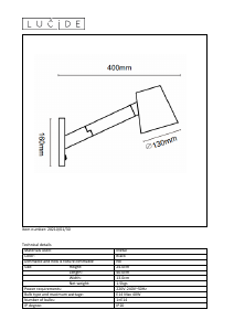 Kullanım kılavuzu Lucide 20210/01/30 Mizuko Lamba