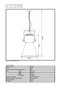 Hướng dẫn sử dụng Lucide 20407/01/30 Marlowe Đèn