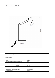 Hướng dẫn sử dụng Lucide 20610/01/30 Mizuko Đèn