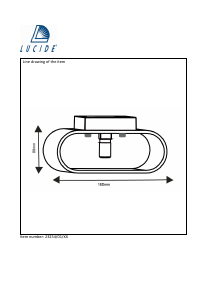 Mode d’emploi Lucide 23254/01/30 Xera Lampe