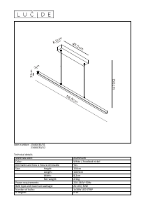 Kasutusjuhend Lucide 23460/30/31 Sigma Lamp